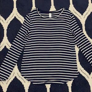 Old Navy striped Luxe tee